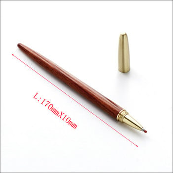 Дървена химикалка Ролери Химикалки от розово злато Метална химикалка за писане Подаръци Офис училище