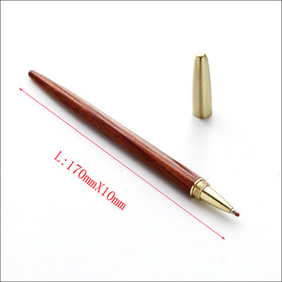 Drvena kemijska olovka Roler olovke Ružičasto zlato Metalna olovka za pisanje Pokloni Ured Škola