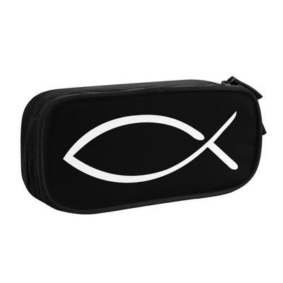 Jézus Napraforgó Spirituális Keresztény Hit Vallási Tolltartó Fiúk Gilrs Nagy tároló tolltáska Tasak Diákok Irodaszerek