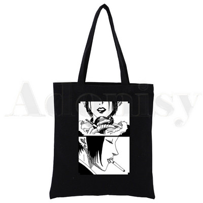 Hot JapanAnime Nana Osak Kawaii Ren Honjo Manga Lielas ietilpības glabāšanas rokassomiņa Plecu soma Tote Atkārtoti lietojama studentu grāmatu soma