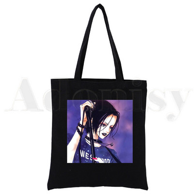 Hot JapanAnime Nana Osak Kawaii Ren Honjo Manga Lielas ietilpības glabāšanas rokassomiņa Plecu soma Tote Atkārtoti lietojama studentu grāmatu soma