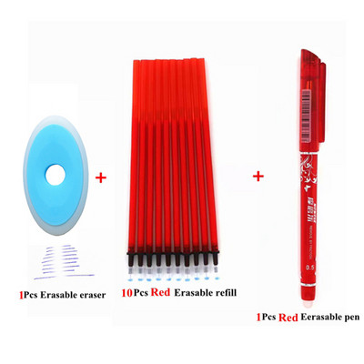 10/12/20 buc./lot Set de stilouri de reîncărcare ștergebile de culoare, 0,5 mm, tijă de stilou și lavabil, ștergabilă pentru mâner, rechizite școlare de birou, papetărie