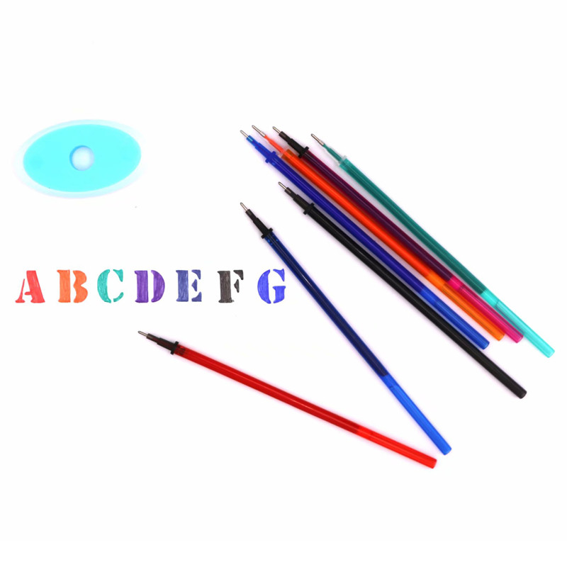 10/12/20 buc./lot Set de stilouri de reîncărcare ștergebile de culoare, 0,5 mm, tijă de stilou și lavabil, ștergabilă pentru mâner, rechizite școlare de birou, papetărie