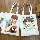 Oikawa Tooru Haikyuu Aoba Johsai High School Anime Ručne torbe Torbe na rame Ležerna kupnja Ženska torba Elegantna platnena torba