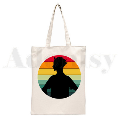 Oikawa Tooru Haikyuu Aoba Johsai High School Anime Ručne torbe Torbe na rame Ležerna kupnja Ženska torba Elegantna platnena torba