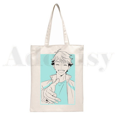 Oikawa Tooru Haikyuu Aoba Johsai High School Anime Ručne torbe Torbe na rame Ležerna kupnja Ženska torba Elegantna platnena torba