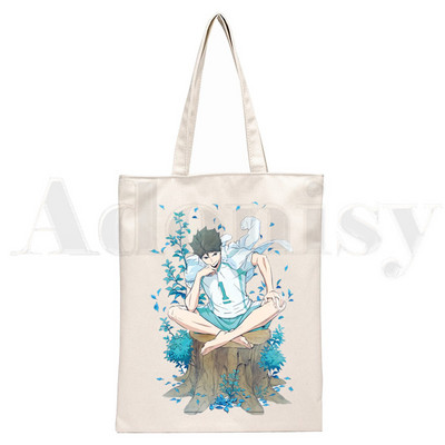 Oikawa Tooru Haikyuu Aoba Johsai High School Anime Ručne torbe Torbe na rame Ležerna kupnja Ženska torba Elegantna platnena torba