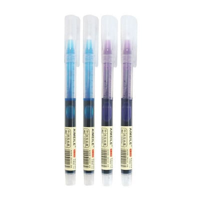 Roler olovka s brzim sušenjem u 8 boja Ravna gel olovka s tekućom tintom 0,5 mm Šareni školski uredski pribor Japanske olovke u stilu MUJI