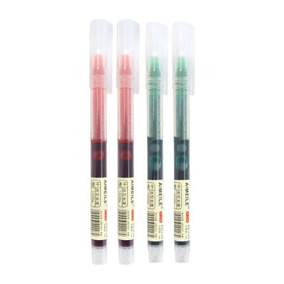 Roler olovka s brzim sušenjem u 8 boja Ravna gel olovka s tekućom tintom 0,5 mm Šareni školski uredski pribor Japanske olovke u stilu MUJI