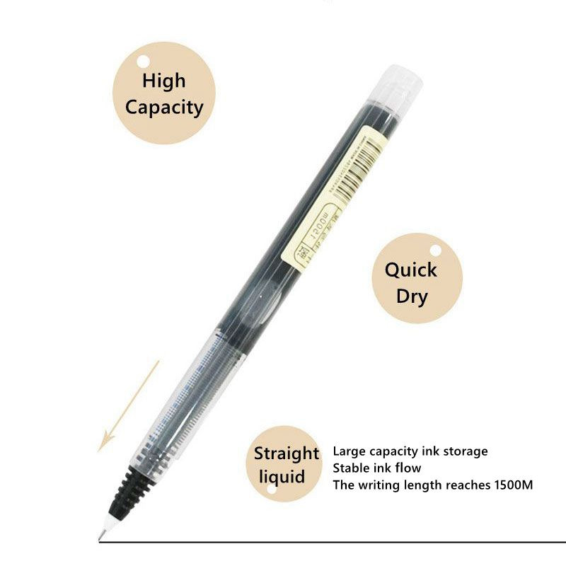 Roler olovka s brzim sušenjem u 8 boja Ravna gel olovka s tekućom tintom 0,5 mm Šareni školski uredski pribor Japanske olovke u stilu MUJI