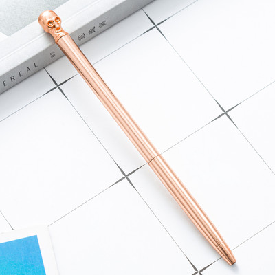 1 komada Lytwtw's Kemijska olovka Skull Love Wedding Metalna bakrena olovka Uredski školski pribor Pribor