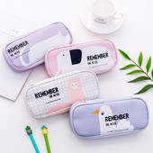 Kaķu penālis režģis estuche escolar Kawaii skolas piederumi estuche penālis estuches trousse scolaire stylo zīmuļu kaste