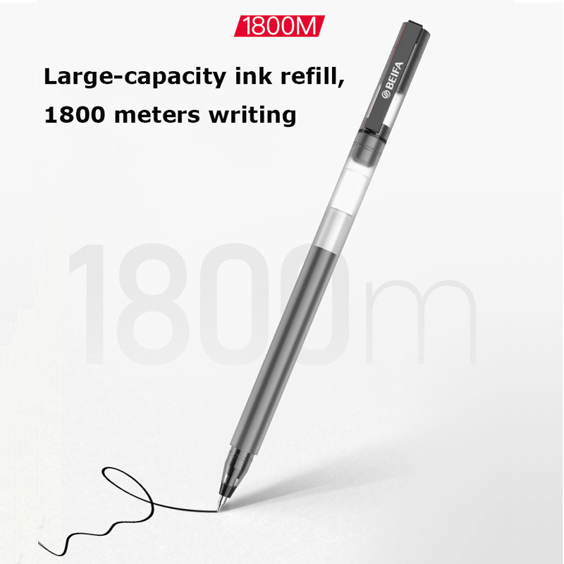 BEIFA Pix pentru semne de scriere super durabil Mi Pen 0,5 mm Pixuri pentru semnare Smooth Switzerland MIKRON Reumple Japonia MIKUNI cerneală de imprimare
