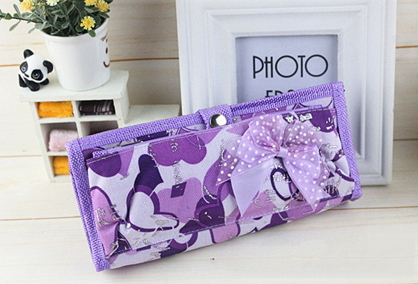 Kawaii Bow-Knot Girl Husă de creion de mare capacitate Geantă de pix de școală multifuncțională Papetărie drăguță Rechizite școlare