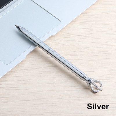 GENKKY Pen Exquisite Shining Crown Kemijska olovka Alat za pisanje s kristalnim dijamantom Uredski pribor Studentska dopisnica Srebrna RoseGold