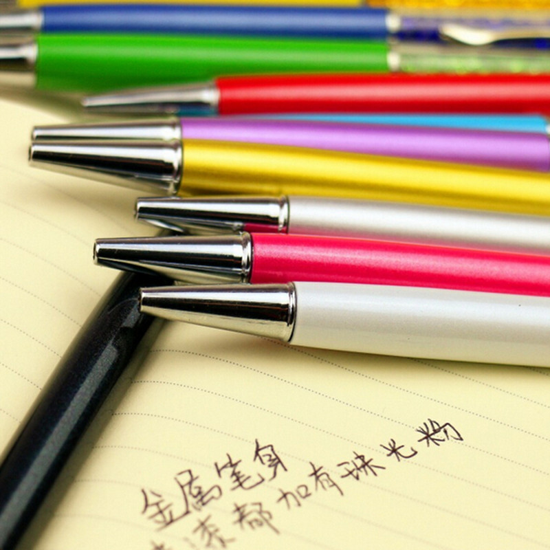 kemijska olovka s dijamantnom olovkom u 4 boje s kristalnom kemijskom olovkom za uredske kemijske kemijske olovke za uredski školski promotivni dar