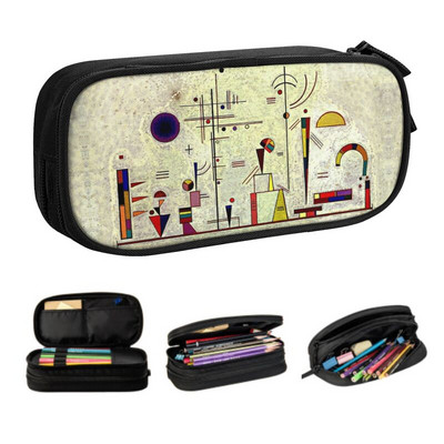 Wassily Kandinsky tolltartók fiúknak Gilrs nagy tároló absztrakt művészeti tolltáska doboz iskolai kellékek