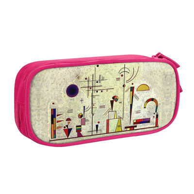Wassily Kandinsky zīmuļu futrāļi zēniem Gilrs liela uzglabāšana Abstract Art pildspalvu maisiņu kastīte skolas piederumi