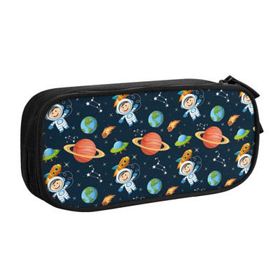 Svemirska raketa Planet Pernica za djevojčicu i dječaka Velika pohrana Svemir Vanzemaljski astronaut Svemirski brod Torba za olovke Školski pribor