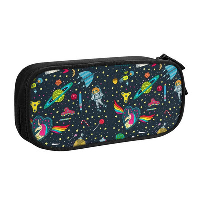 Svemirska raketa Planet Pernica za djevojčicu i dječaka Velika pohrana Svemir Vanzemaljski astronaut Svemirski brod Torba za olovke Školski pribor