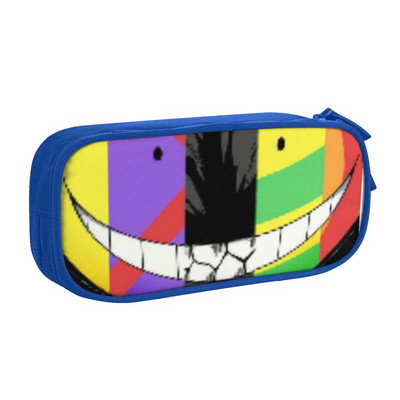 Asasinare Clasa Cutii de creion drăguțe Fete Băieți Capacitate mare Lucrări de benzi desenate Geanta creion Husă Papetarie pentru studenți