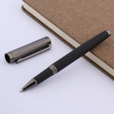 Roler olovka od ugljičnih vlakana Novi metalni valoviti uzorci Pištolj s crnim ukrasima Uredski pribor za učenike Školski pribor