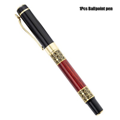 Luksuzne zlatne kemijske olovke s potpisom od crnog drveta za poslovne pisaće olovke s tintom Uredski školski pribor Pribor