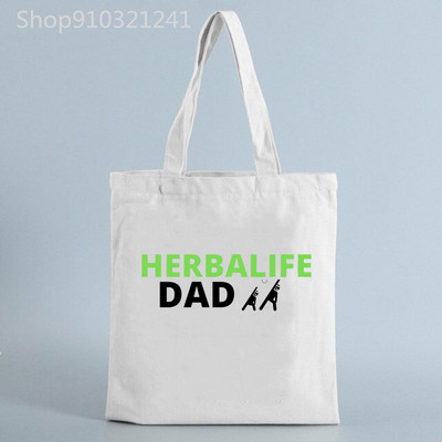 Wake Shake Herbalife Maitinimo krepšiai Pirkiniai Laiškai Rankinės Spausdinti Moteriški drobiniai Krepšiai Mados Pirkėjų Krepšys Nešiojami krepšiai Pečių krepšiai