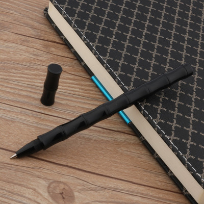 κλασικό στυλό Rollerball Trim Αποσπώμενο μπαμπού ορείχαλκο ΧΡΥΣΟ ΤΡΙΑΝΤΑΦΥΛΛΟ ΑΣΗΜΕΝΙΟ Πιστόλι μαύρο Χαρτικά Σχολικά είδη Γράψιμο