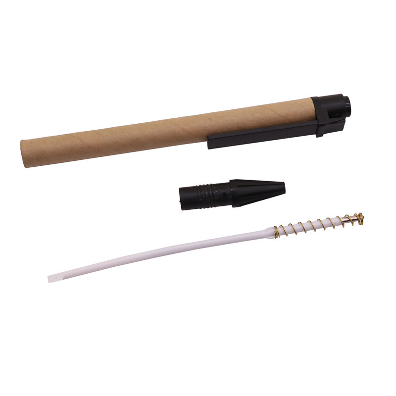 4 buc pix pentru studenți, școală, afaceri, birou, pix general, 1,0 mm, vârf stilou, cerneală albastră, stil tub de hârtie, stilou cadou rafinat