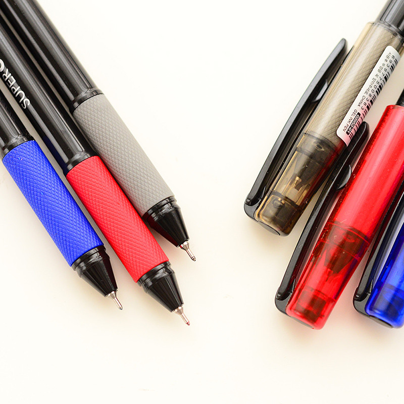 6 komada Monami super gel kemijska olovka 0,5 mm crna plava crvena boja pisanja potpisa Uredski školski pribor A6208