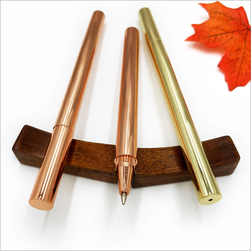 Yushun visokokvalitetne luksuzne kemijske olovke s potpisom od čistog mesinga i bakra za pisaći ured