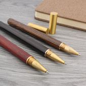 Drvena navlaka za kemijsku olovku Rotirajuća zakretna ROLLER kemijska OLOVKA Okretna dopisnica Uredski školski pribor Pisanje Poklon