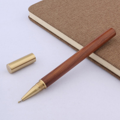 Drvena navlaka za kemijsku olovku Rotirajuća zakretna ROLLER kemijska OLOVKA Okretna dopisnica Uredski školski pribor Pisanje Poklon