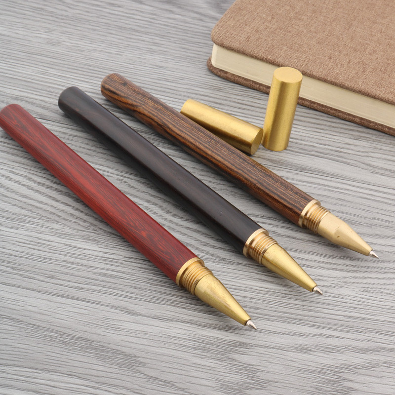 Drvena navlaka za kemijsku olovku Rotirajuća zakretna ROLLER kemijska OLOVKA Okretna dopisnica Uredski školski pribor Pisanje Poklon