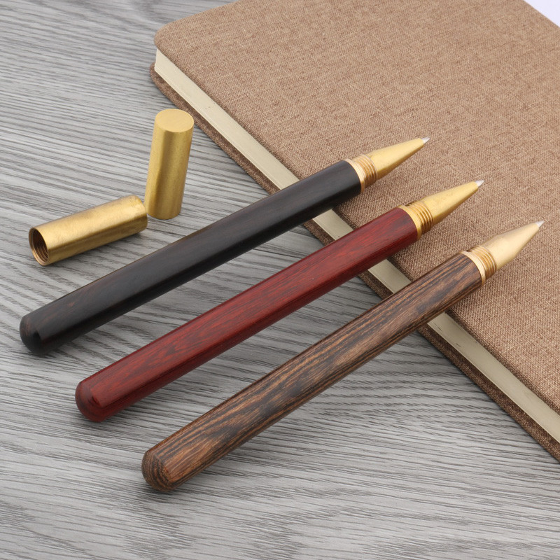 Drvena navlaka za kemijsku olovku Rotirajuća zakretna ROLLER kemijska OLOVKA Okretna dopisnica Uredski školski pribor Pisanje Poklon