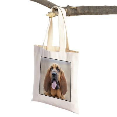 Basets, suns audekls sievietēm Sieviešu rokassomiņa Salokāma lielveikalu pircēju somas Jauki mājdzīvnieki, ikdienas ceļojumu iepirkumu soma