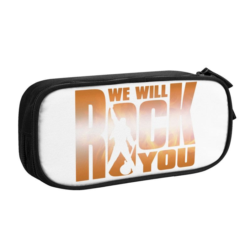 We Will Rock You Kawaii pernica Djevojka Dječak Big Capacity Queen Rock Band Torbica za olovke Torbica Studentski pribor