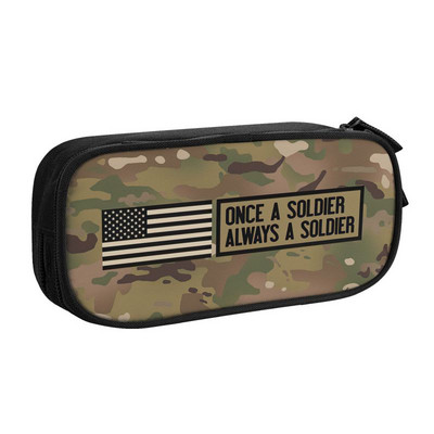 Mieli prabangūs mados dizainerio rašto kamufliažiniai tamsaus ryklio Camo pieštukų dėklai mergaitei berniukui, didelės talpos pieštukų maišelis raštinės reikmenys