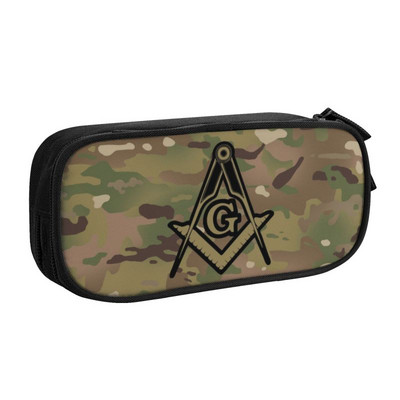 Mieli prabangūs mados dizainerio rašto kamufliažiniai tamsaus ryklio Camo pieštukų dėklai mergaitei berniukui, didelės talpos pieštukų maišelis raštinės reikmenys