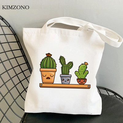 nákupná taška kaktus nákupná taška nákupná taška nákupná taška reutilizables reťazec bolsa compra uchopiť
