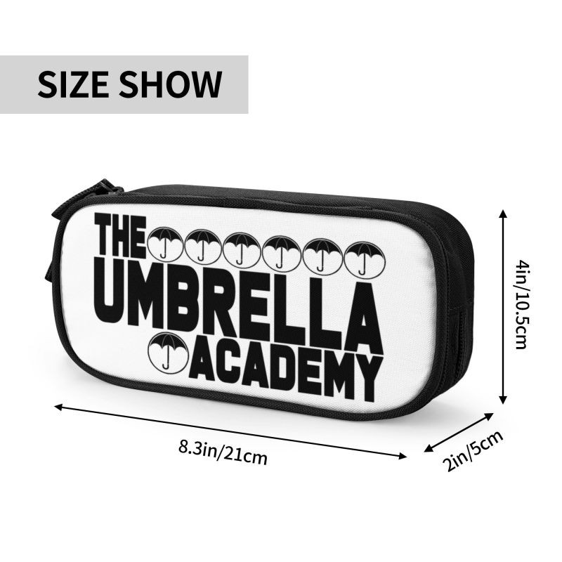 Vlastný superhrdinský televízny seriál Umbrella Academy, roztomilý peračník pre chlapcov a dievčatá, veľkokapacitný peračník pre študentov a školu.