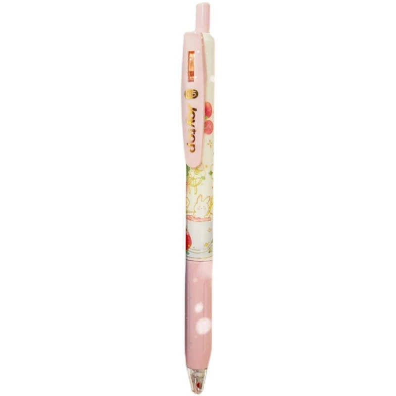 1 τεμ Cute Pink Peach Gel στυλό Strawberry Fruit Press Στυλό Neutral Pen Cute School Student Writing Tool Supplies Gift 0,5mm Ink