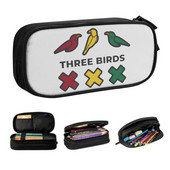 Coreeană Ajax Bob Marley Little Birds Husă de creion pentru fete băieți personalizat cutie mare de stocare pentru stilouri Geanta Accesorii școlare