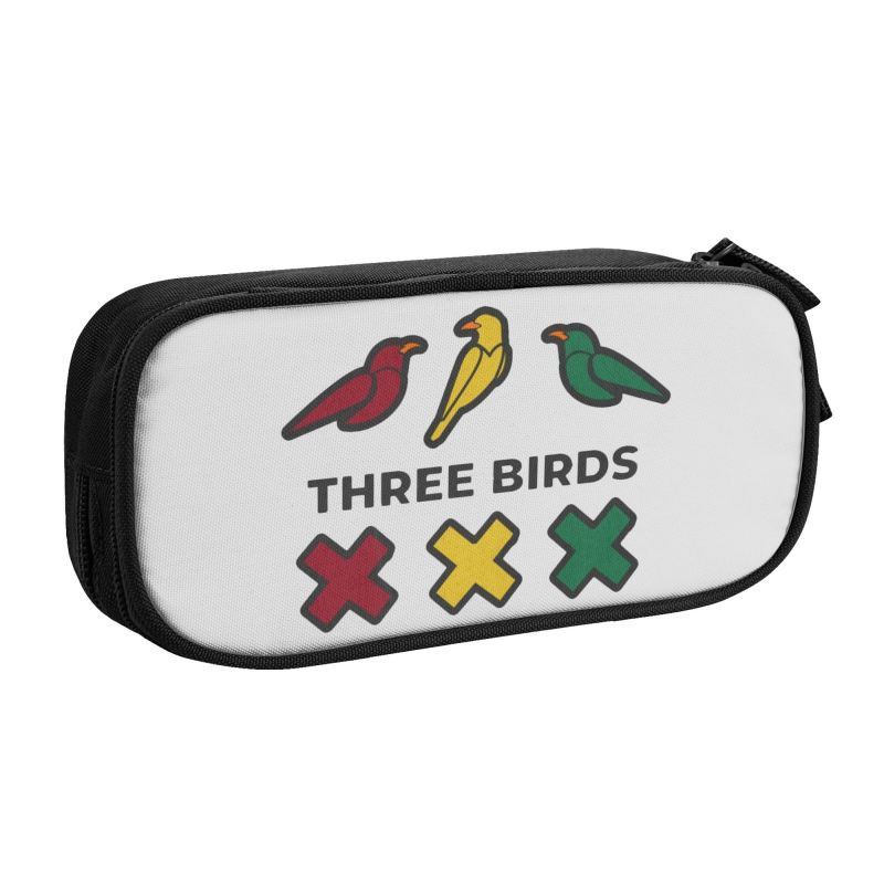 Coreeană Ajax Bob Marley Little Birds Husă de creion pentru fete băieți personalizat cutie mare de stocare pentru stilouri Geanta Accesorii școlare