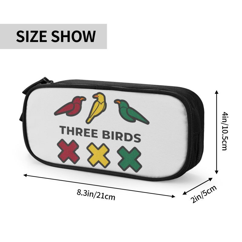 Coreeană Ajax Bob Marley Little Birds Husă de creion pentru fete băieți personalizat cutie mare de stocare pentru stilouri Geanta Accesorii școlare