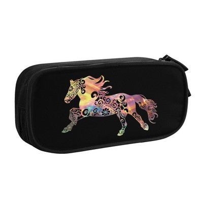 Cutie de creion Kawaii personalizată, personalizată, pentru băiat, fată, de mare capacitate, cutie de creion de artă cu animale abstracte, școală pentru elevi