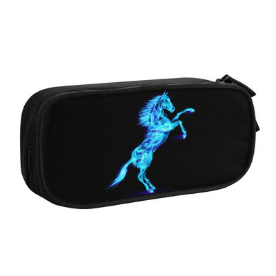 Cutie de creion Kawaii personalizată, personalizată, pentru băiat, fată, de mare capacitate, cutie de creion de artă cu animale abstracte, școală pentru elevi