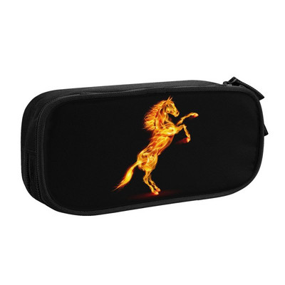 Cutie de creion Kawaii personalizată, personalizată, pentru băiat, fată, de mare capacitate, cutie de creion de artă cu animale abstracte, școală pentru elevi