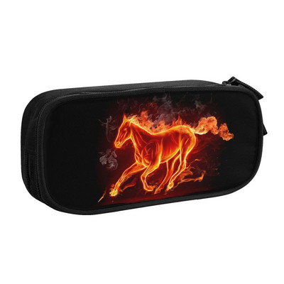 Cutie de creion Kawaii personalizată, personalizată, pentru băiat, fată, de mare capacitate, cutie de creion de artă cu animale abstracte, școală pentru elevi